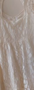 Abracombie and Fitch, white lace dress, xs